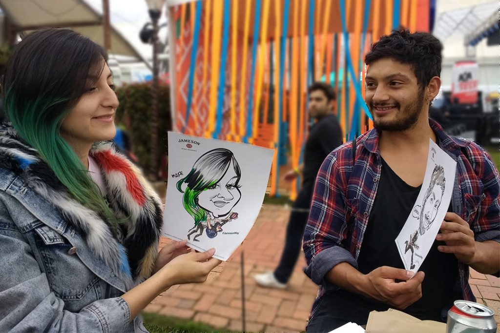 caricaturas-en-activacion-de-marca-evento-bogota